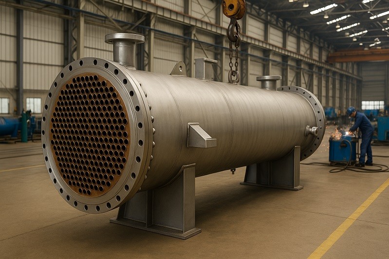 Heat Exchanger manufacturing in industrial facility